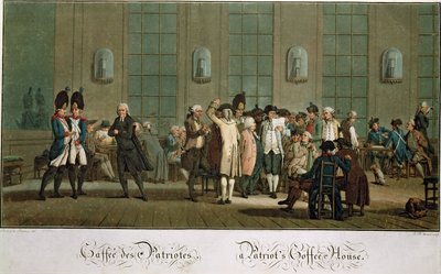 Una casa de café patriota (primera edición) (siglo XIX) de Jean Baptiste Morret