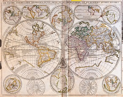 Mapa del Mundo de Jean Baptiste Nolin