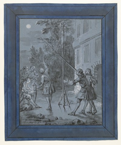 Un animal en la luna / Un Animal dans la Lune
Ilustraciones para fábulas de Jean de La Fontaine (título de la serie) de Jean Baptiste Oudry