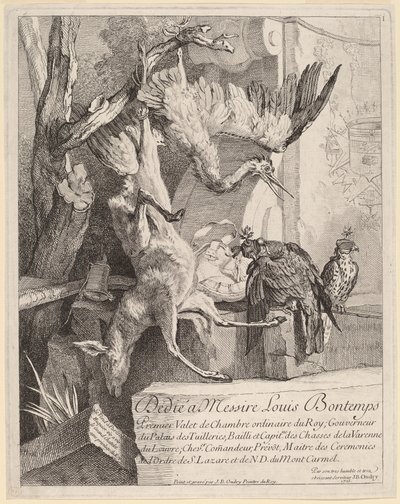 Frontispicio de Jean Baptiste Oudry
