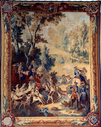 Caza de Luis XV de Jean Baptiste Oudry