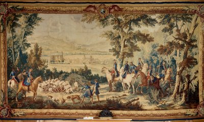 Caza de Luis XV de Jean Baptiste Oudry