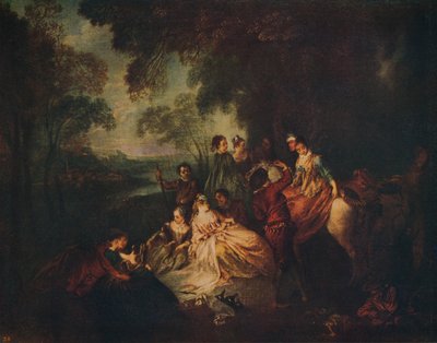 Fête Champêtre, c. 1722, c. 1915 de Jean Baptiste Pater