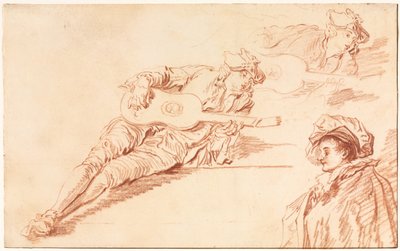 El guitarrista de Jean Baptiste Pater