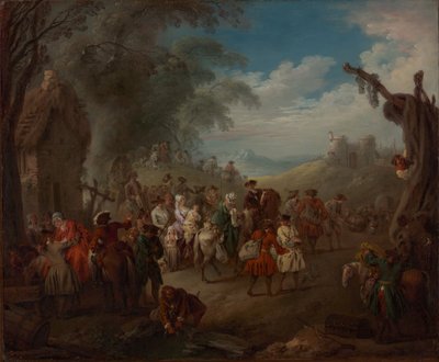 Tropas en Marcha de Jean Baptiste Pater