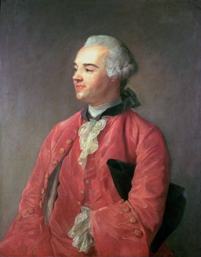 Retrato de Jacques Cazotte de Jean Baptiste Perronneau