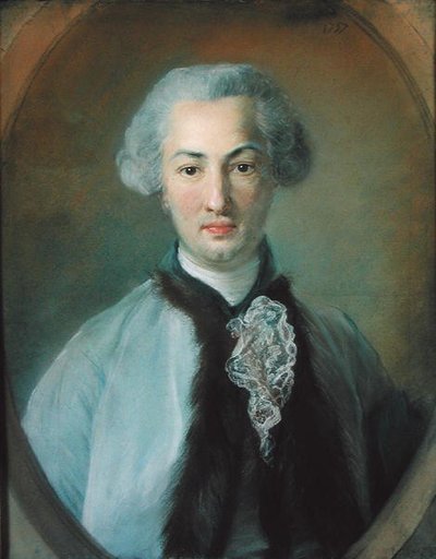 Retrato de un joven, 1757 de Jean Baptiste Perronneau
