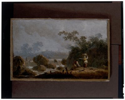Un par de paisajes de Jean Baptiste Pillement
