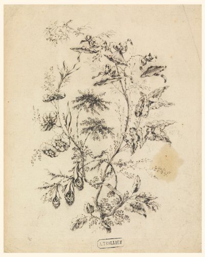 Rama de un árbol fantástico de Jean Baptiste Pillement