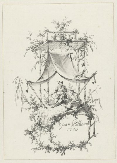 Composición en estilo Chinoiserie de Jean Baptiste Pillement