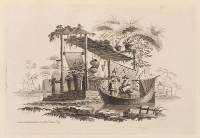 Figuras en un Barco de Jean Baptiste Pillement