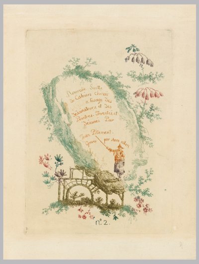 Nueva serie de cuadernos chinos para el uso de Dibujantes y Pintores, no.2 de Jean Baptiste Pillement