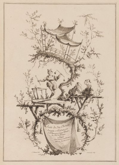 Página de Título, "Suite de Jeu Chinois" de Jean Baptiste Pillement