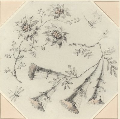 Flores de trompeta y margaritas de Jean Baptiste Pillement