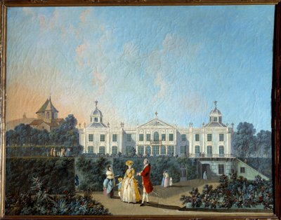 Vista de los jardines de Benfica en Lisboa de Jean Baptiste Pillement