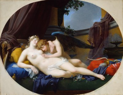 Cupido y Psique, 1828 de Jean Baptiste Regnault