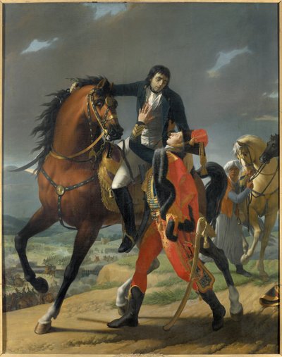 Muerte del General Louis Charles Antoine Desaix en la Batalla de Marengo el 14 de junio de 1800 de Jean Baptiste Regnault