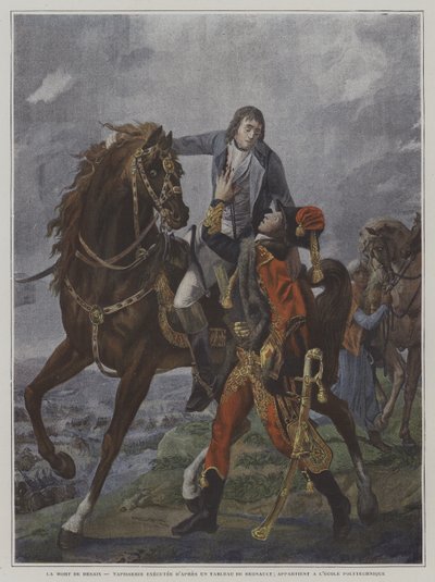 La muerte del General Desaix en la Batalla de Marengo, 1800 de Jean Baptiste Regnault
