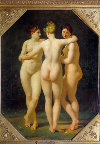 Las tres Gracias de Jean Baptiste Regnault