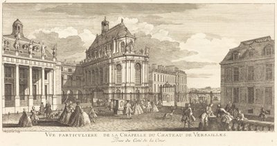 Vista particular de la Capilla del Castillo de Versalles de Jean Baptiste Rigaud