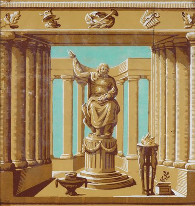 Friso o Dado: La Constancia, Francia, 1785-90 de Jean Baptiste Réveillon