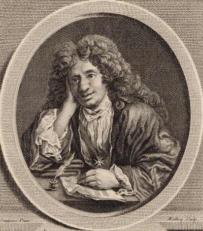 Retrato del compositor Michel-Richard de Lalande 1657-1726 de Jean Baptiste Santerre