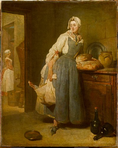 De vuelta del mercado, 1739 de Jean Baptiste Simeon Chardin
