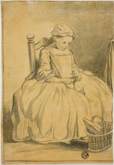 Chica comiendo cerezas de Jean Baptiste Simeon Chardin