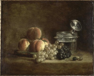 Duraznos y Uvas de Jean Baptiste Simeon Chardin