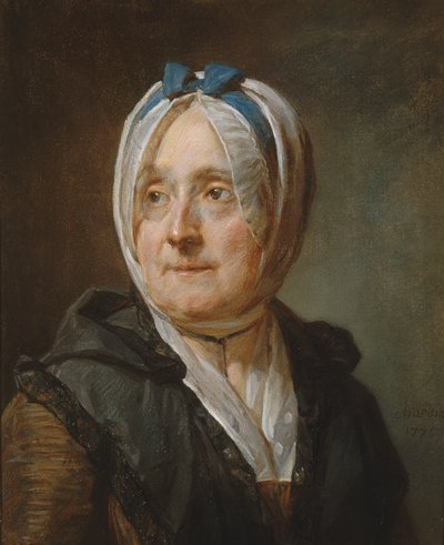 Retrato de Madame Chardin (1707-91) 1775 de Jean Baptiste Simeon Chardin