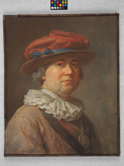 Retrato de un hombre de Jean Baptiste Simeon Chardin