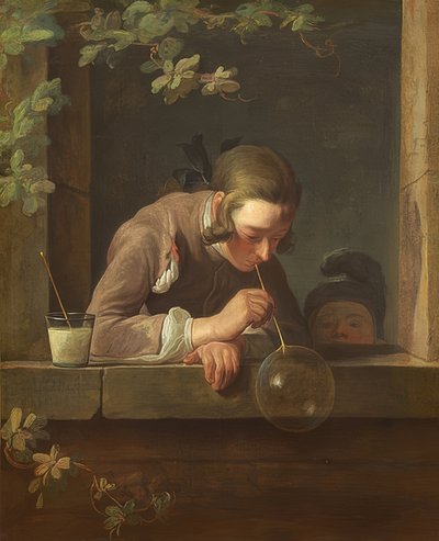 Burbujas de jabón. Alrededor de 1733/34 de Jean Baptiste Simeon Chardin