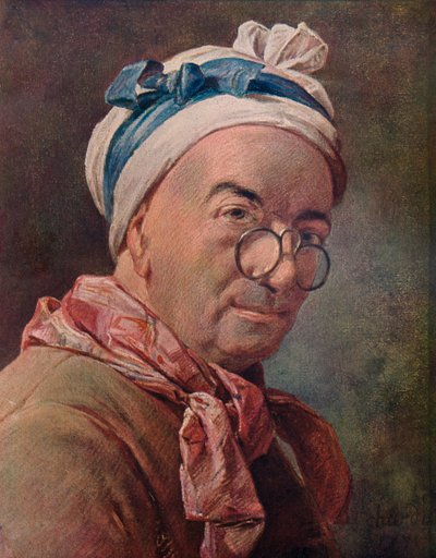 Autorretrato con gafas de Jean Baptiste Simeon Chardin