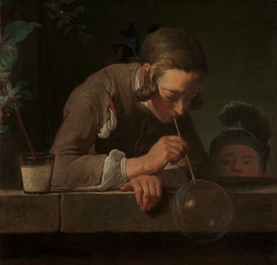 Burbujas de jabón, ca. 1733-34 de Jean Baptiste Simeon Chardin