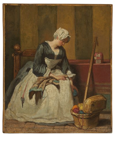 La bordadora de Jean Baptiste Simeon Chardin