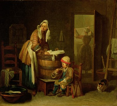 La lavandera de Jean Baptiste Simeon Chardin