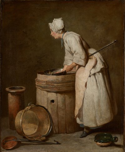 La Sirvienta de la Cocina de Jean Baptiste Simeon Chardin