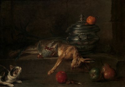La sopera de plata, ca. 1728-30 de Jean Baptiste Simeon Chardin