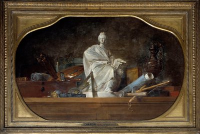 Los atributos de las artes de Jean Baptiste Simeon Chardin