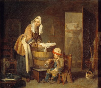 La máquina de lavar de Jean Baptiste Simeon Chardin