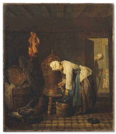 En francés:  La fontaine
Alemán: Der Brunnen de Jean Baptiste Simeon Chardin