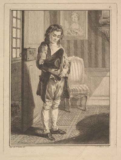 Limpiabotas, de Mes gens, ou Les commissionnaires ultramontains au servi..., 1766-70 de Jean Baptiste Tillard