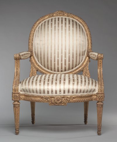 Sillón (Fauteuil), c.1765 de Jean Baptiste Tilliard