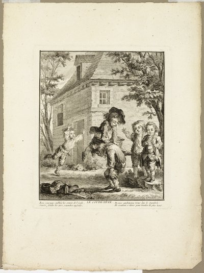 Rana saltarina, de Los juegos de los erizos de París de Jean Baptiste Tilliard I