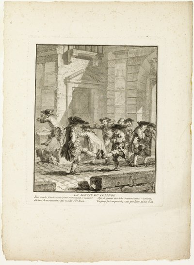 Liberación de la universidad, de Los juegos de los erizos de París de Jean Baptiste Tilliard I