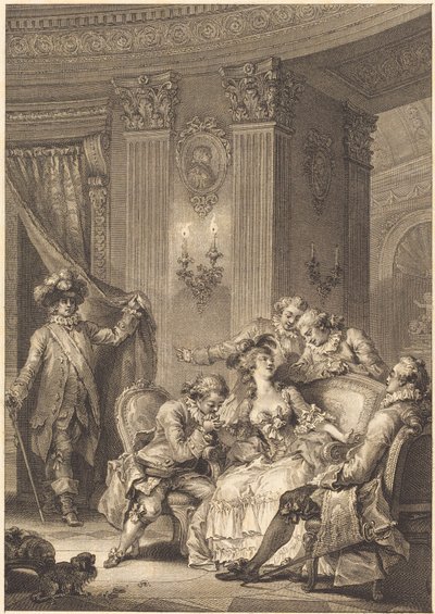 El marido confesor de Jean Baptiste Tilliard and Antoine Jean Duclos after Jean Honoré Fragonard