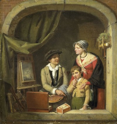 Convertirse en pintor de Jean Baptiste Van  Eycken