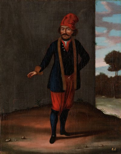 Hombre de la isla de Kithnos (Thermia) de Jean Baptiste Vanmour (workshop of)