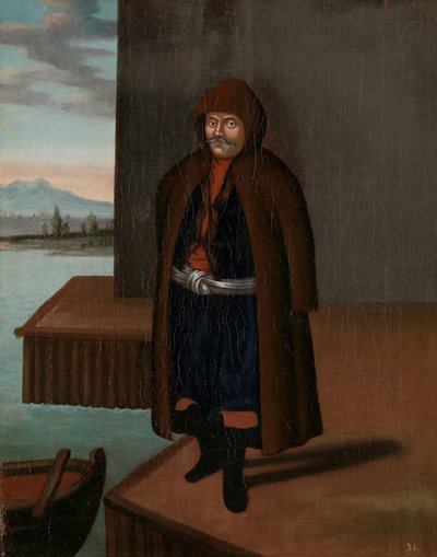 El hombre de la isla de Patmos de Jean Baptiste Vanmour (workshop of)
