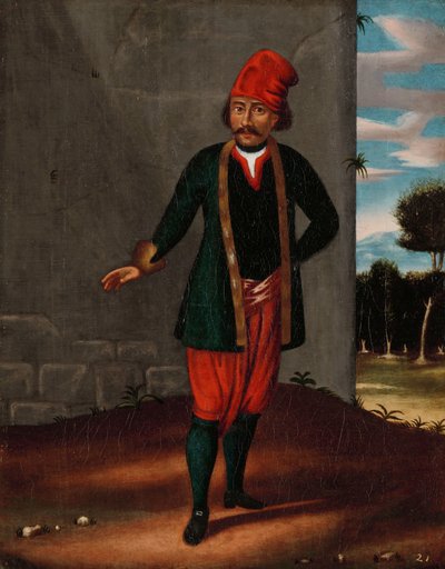 Hombre de la isla de Tinos de Jean Baptiste Vanmour (workshop of)